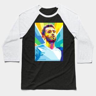 Bernardo Silva Artwork Baseball T-Shirt